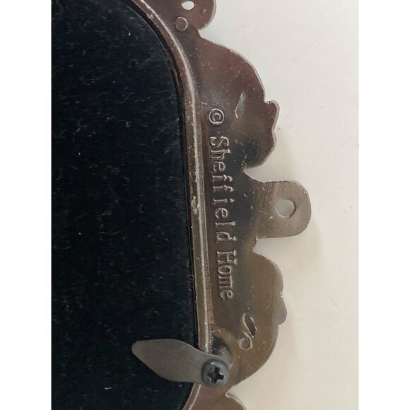 Sheffield Home Heart-Shaped Picture Frame With Hook 2.5" x 2.5" Floral Design - Picture 6 of 9